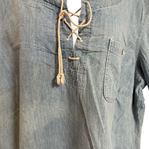Lauren Jeans Company Ralph Lauren Nautical Tunic Top SZ 2X Coastal Maine - Picture 7 of 10